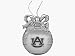 Auburn - Round Bulb Pewter Ornament - Laser Engraved