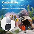 NEWKE 10 Pack XS Replacement Filter Cartridges for Tetra Whisper Extra Small Fish Tanks Filter