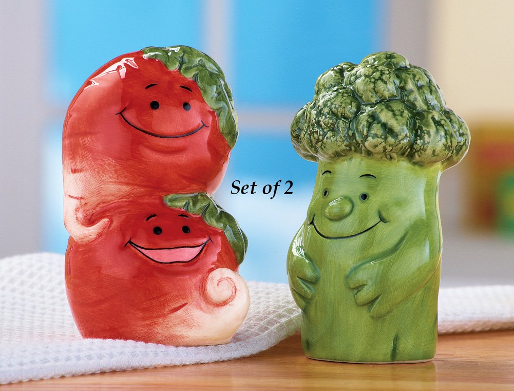 Vegetable Salt And Pepper Shakers