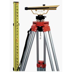 CST/Berger 54-135K Econo 20X Transit Level Package with Tripod, Rod, and Carrying Case