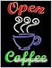 Open Coffee Neon Sign (31