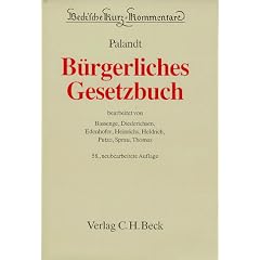 Beck'sche Kurzkommentare, Bd.7, B�rgerliches Gesetzbuch (58. Aufl.)