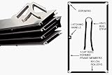 CRL 49 X 97 Gray K.D. Screen Door Kit