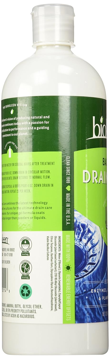 Amazon.com: Biokleen Bac-Out Drain Care Gel, 32 Ounce: Health ... Amazon.com: Biokleen Bac-Out Drain Care Gel, 32 Ounce: Health ...