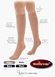 232C Men Calf High Closed Toe Sigvaris Cotton Firm 20-30