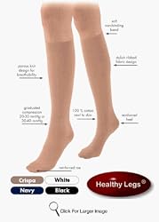 232C Men Calf High Closed Toe Sigvaris Cotton Firm 20-30