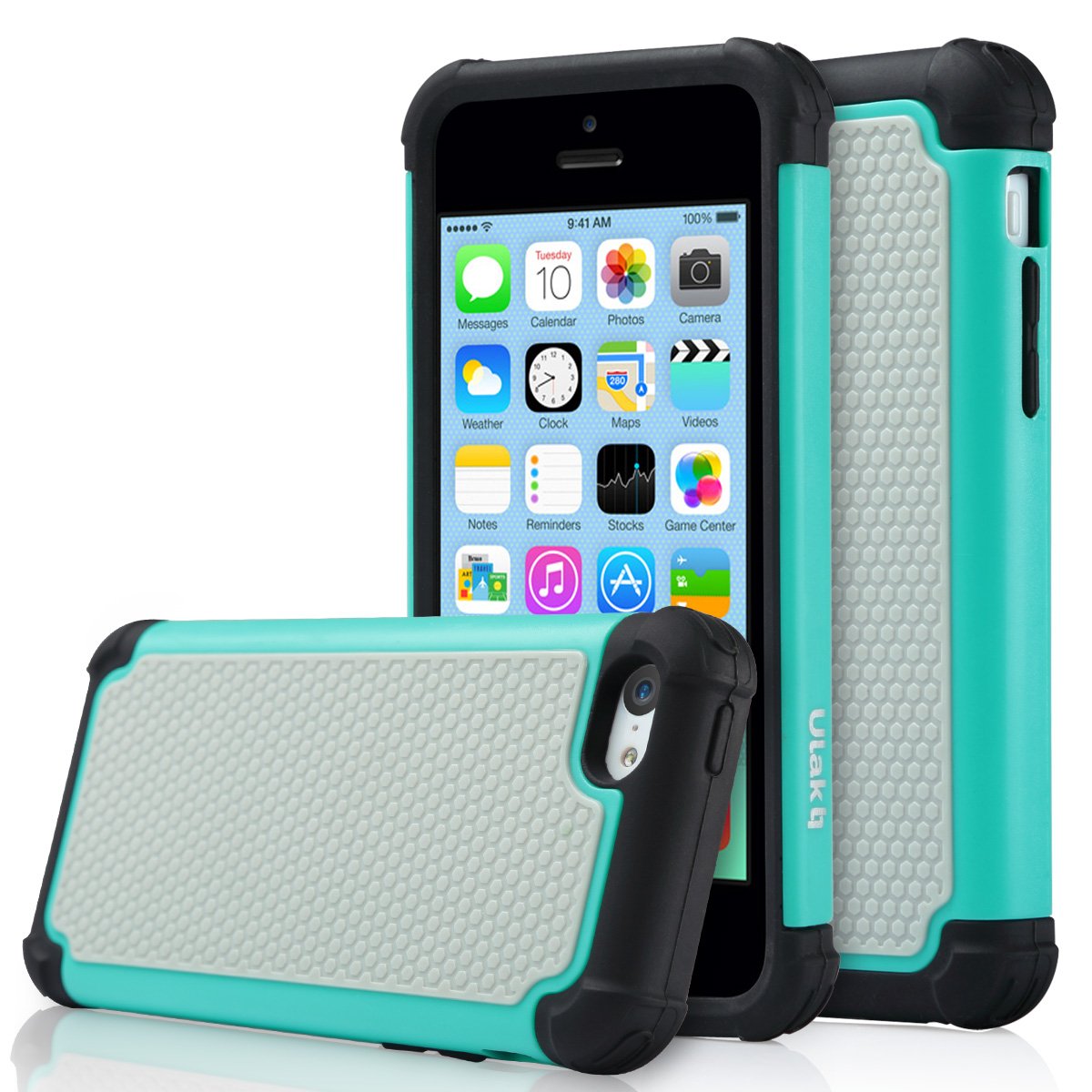 Heavy Duty Shock Proof Hard Case Cover For iPhone 5c Free Screen