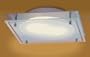 Eglo  87212A Samira, Nickel & Chrome/Frosted & Clear, 2-Light Ceiling Light Fixture