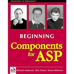 Beginning Components for ASP (Programmer to programmer)