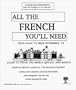 All The French You'll Need/8 One Hour Audiocassette Tapes/Complete Learning Guide and Tapescript (Cassettes) (Language Dynamics : Takes the Foreign Out of Language) (French Edition)
