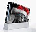 Christmas Kitty Cat Decorative Protector Skin Decal Sticker for Nintendo Wii Body