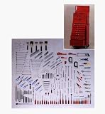 WRIGHT TOOL 121 Master maintenance set w/ drawer chest & roller cabinet