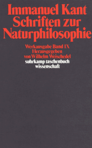 Schriften zur Naturphilosophie