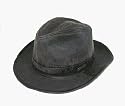 Indiana Jones Weathered Cotton Fedora Hat by Dorfman Pacific