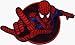All Products : Spider-Man - With Hand Outstretched - Embroidered Iron On or Sew On Patch