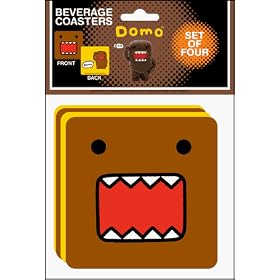 Domo-Kun Face Beverage Coaster Set by gkworld