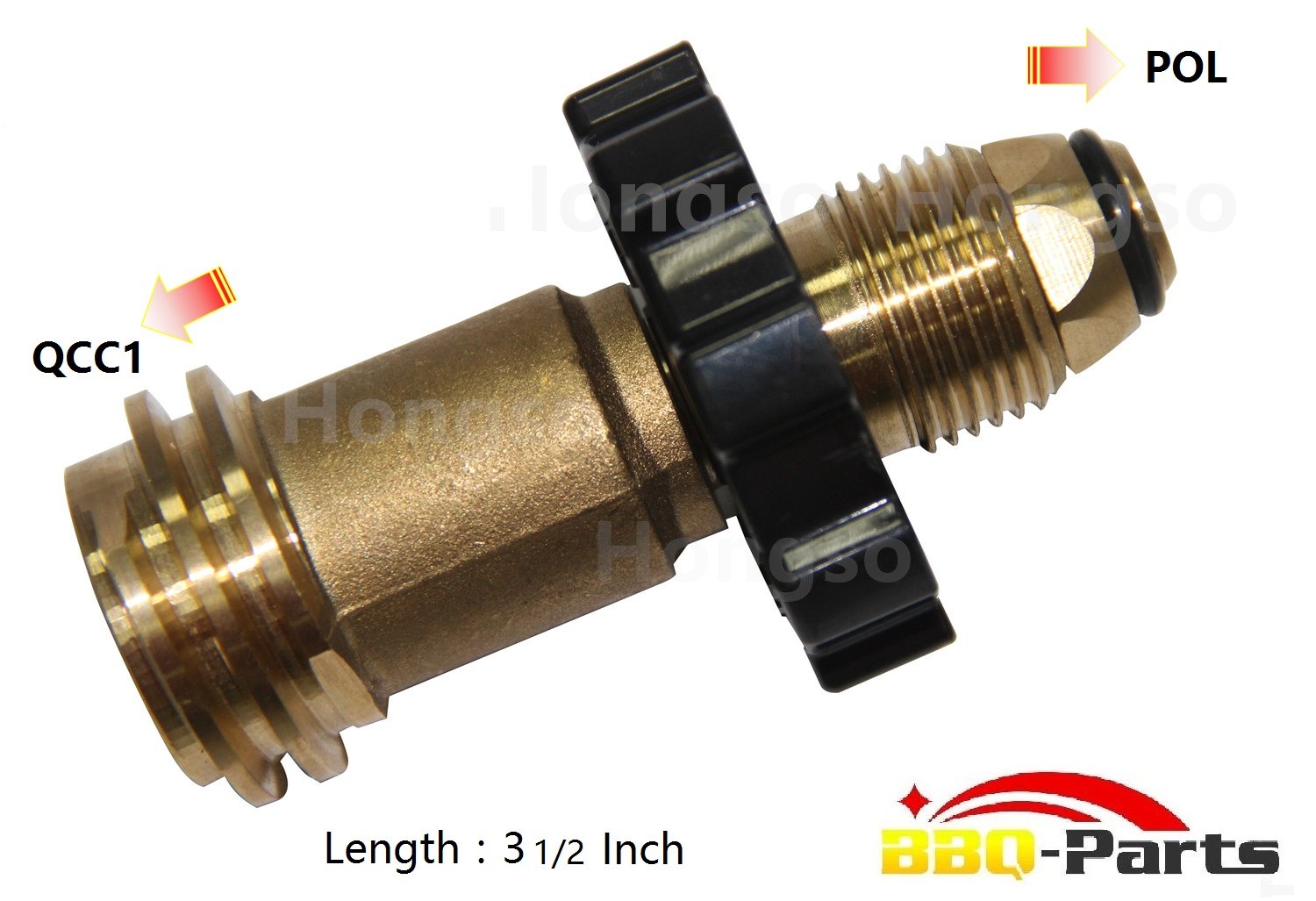 Fit Propane Tank Adapter POL to Qcc1 Wrench to Hand TightenUniversal