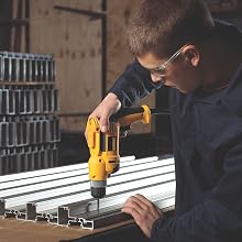 DEWALT DWD110K 8.0 Amp 3/8-Inch VSR Pistol Grip Drill Kit with Keyless Chuck
