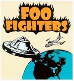 Foo Fighters - Spaceship and Plane with Logo - Sticker / Decal