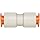 SMC KQ2H11-00A PBT Push-to-Connect Tube Fitting, Straight Union, 3/8" Tube OD