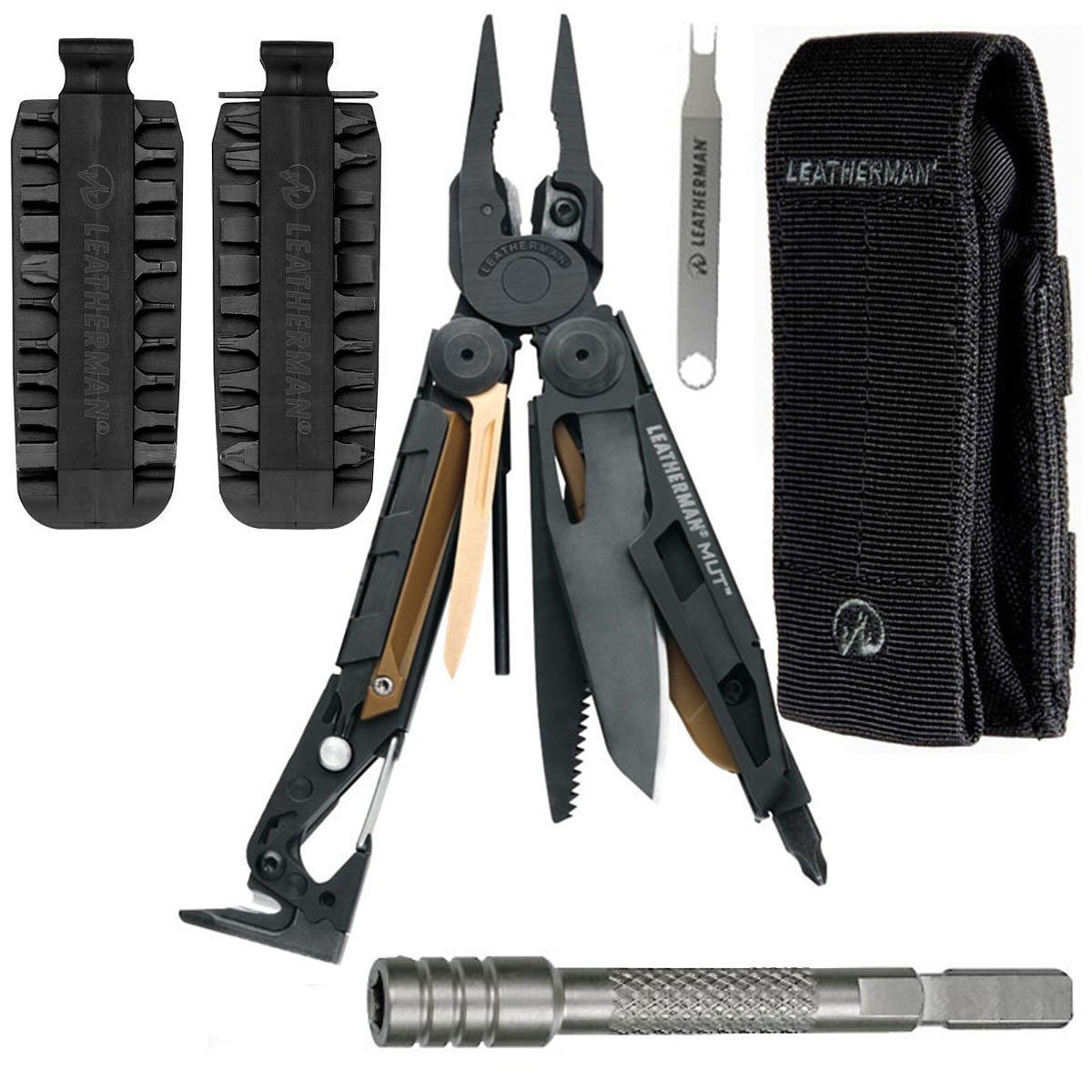 !Info Leatherman Mut Black Tactical Multi Tool With Molle Sheath + 42