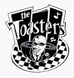 The Toasters - Logo with Guy, Ska Checkers & Music Notes - Sticker / Decal