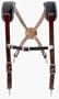 Occidental Leather 5009O Heavy Duty Leather Suspenders with Leather Shoulder Pads