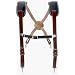 Occidental Leather 5009O Heavy Duty Leather Suspenders with Leather Shoulder Pads
