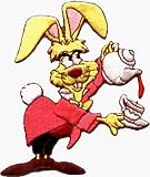: The March Hare from Alice in Wonderland - Embroidered Iron On or Sew On Patch (Disney)