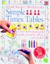 Math Sticker Workbooks: Simple Times Tables