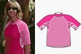Womens UV Protective Shortsleeve Rashguard