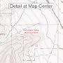 USGS Topographic Quadrangle Map - Earthquake Valley, California (Folded/Waterproof)
