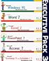 Executive Pack 3: Microsoft Office 7 with Windows 95 (includes Quick Reference Guides for Word, Excel, PowerPoint, Access, Exchange/Schedule+, and Windows 95)