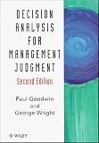 Decision Analysis for Management Judgment