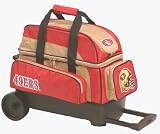 KR NFL San Francisco 49ers 2 Ball Roller Bowling Bag