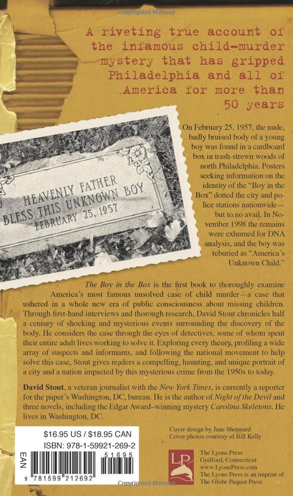 Boy in the Box: The Unsolved Case Of America's Unknown Child ...