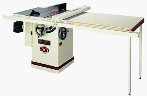 Jet 10 in. Left Tilting Arbor Xacta Saw 5 hp, Single Phase