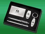 University of Georgia - Gift Set with Pens, Keychain & Money Clip - Laser Engraved