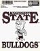 Mississippi State Bulldogs Reusable Static Window Cling