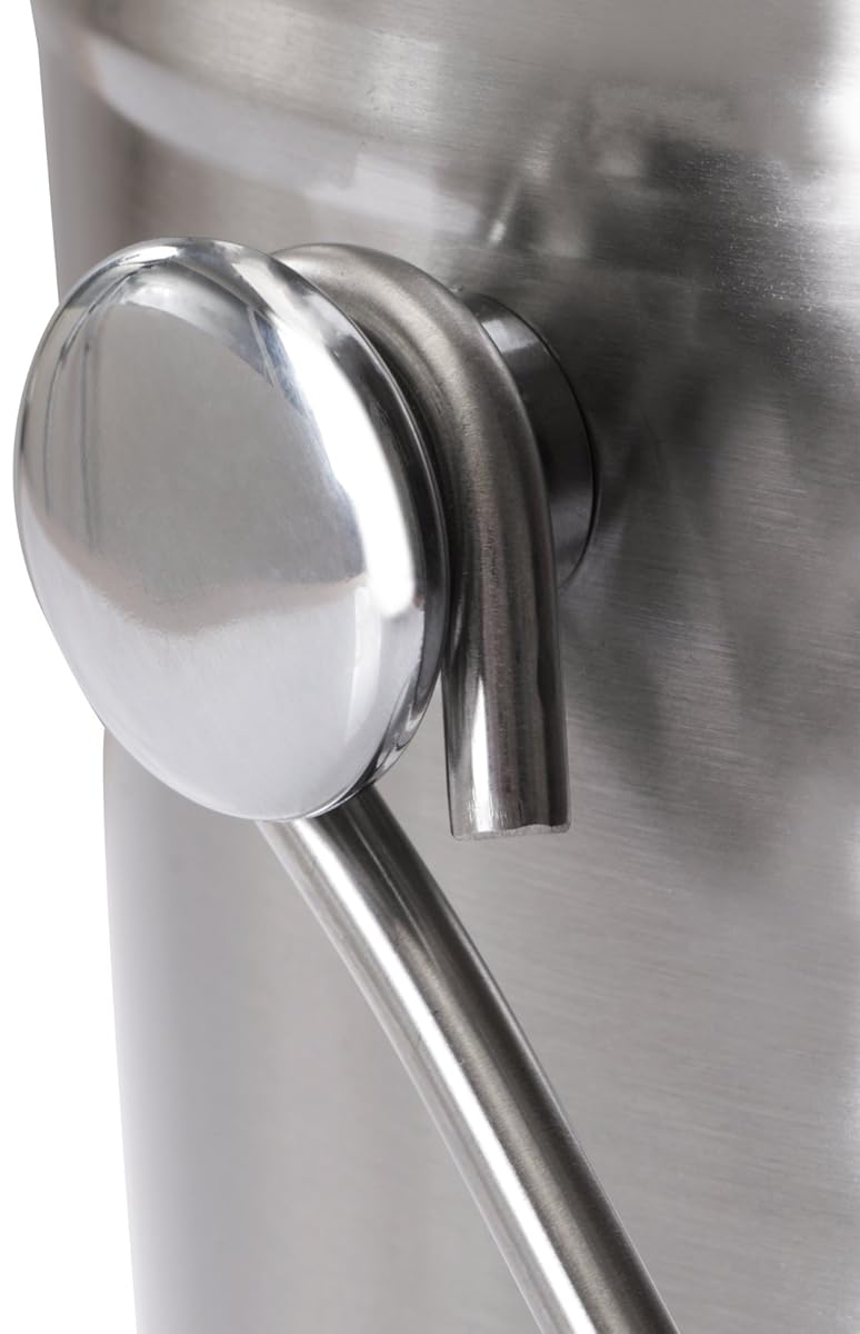 Premium Quality Stainless Steel Compost Bin 1.3 Gallon, Includes Charcoal Filter Utopia Kitchen