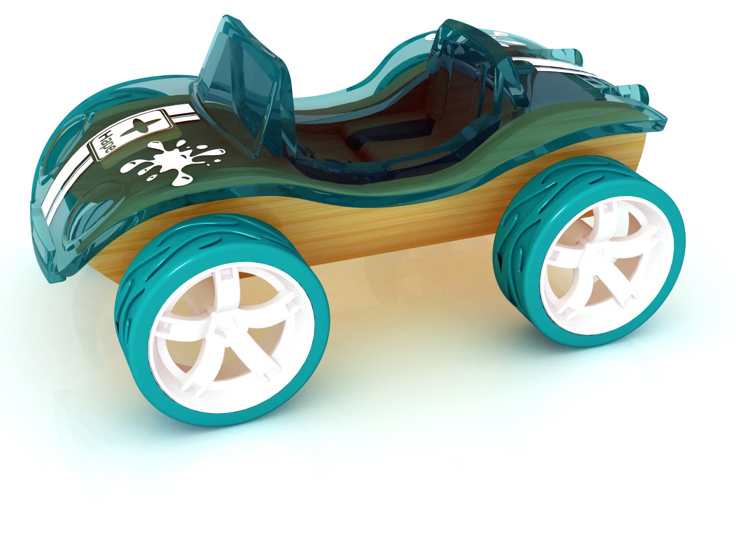 Hape Bamboo Mini Beach Buggy