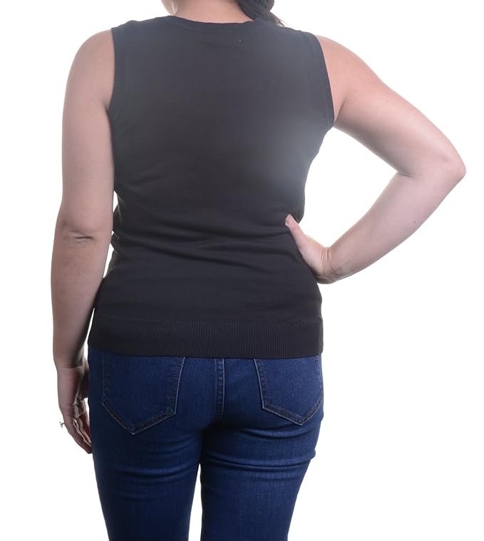 Amazon.com: Charter Club Women`s Top Sleeveless Crew Neck Shell (L ...