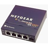 NetgearEN104TP4-Port10MbpsEthernetHubRJ-45withUplinkButton
