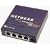 Netgear EN104TP 4-Port 10 Mbps Ethernet Hub RJ-45 with Uplink Button