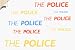 The Police - 8 Separate Logo Stickers / Decals! Authentic Retro Vintage 1980's - Sticker / Decal