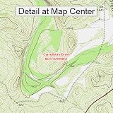 USGS Topographic Quadrangle Map - Carruthers Draw, Texas (Folded/Waterproof)