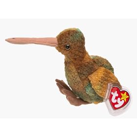 Ty Beanie Babies - Beak the Kiwi Bird