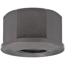 Grade 8 Low Carbon Steel Flange Nut, UNC 2B Threads, 1/4"-20 Thread Size, 5/16" Width Across Flats