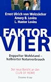 Faktor vier. Doppelter Wohlstand - halbierter Naturverbrauch - Ernst U. von Weizs�cker