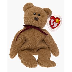 Ty Beanie Babies Curly the Bear Retired by Beanie Babies